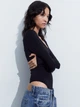 Боді-футболка жіноча H&M 1203128001c33 2XL Чорна (1000000052663) - зображення 2