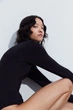 Боді-футболка жіноча H&M 1203128001c33 2XL Чорна (1000000052663) - зображення 3