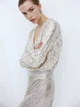 Боди-блуза женская H&M 1199877002c33 M Бежевая (1000000052683) - изображение 1