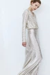 Боди-блуза женская H&M 1199877002c33 M Бежевая (1000000052683) - изображение 4