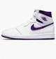 Кросівки Air Jordan 1 High Court Purple White CD0461-151 36 - зображення 1
