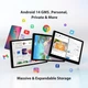 Планшет 10.1" Full HD RUSHAR M820 12+24/128Gb 4G 2-SIM 8 ядер Android 14 8000 mAh Чорний - зображення 5