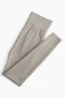 Леггинсы для беременных женские H&M 271001372_graybeige S Серые с бежевым (2727000063818) - изображение 5