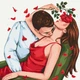 Картина по номерам Поцелуй розы © Alla Berezovska 40x40 SBS036 - изображение 1