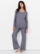 Брюки для беременных женские H&M 271181506 M Темно-серые (2727000075699) - изображение 1