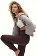 Лосины спортивные для йоги H&M 271166837_darkbrowm S Темно-Коричневый - изображение 2