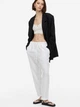 Брюки женские H&M 270954891 L Белые (2727000082519) - изображение 2