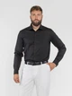 Рубашка хлопковая мужская Arber Evening Shirt M05.02.02.511 46 Черная (2800000508524) - изображение 1