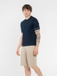 Футболка хлопковая длинная мужская Arber Crew-Neck Ss1 M09.65.09.521 2XL Синяя (2800000556310) - изображение 1