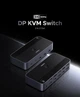 Коммутатор UGREEN AK700 DisplayPort 8K Dual Monitor KVM Switch 2 in 2 Out с возможностью совместного использования монитора, клавиатуры, мыши, принтера с поддержкой HDR 3D для 2 ПК Black (55851) - изображение 7