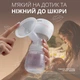 Молокоотсос электрический беспроводной портативный аккумуляторный ультратихий двухфазный 180 мл с дисплеем массаж стимуляция лактации молокоотсосы для сцеживания молока для мам и новорожденных Swan Baby Lacto Pro S3 розовый - изображение 3