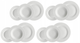 Zestaw talerzy La Porcellana Bianca Essenziale porcelana 12 elementów (8027549115653) - obraz 1