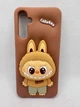 Дитячий гумовий чохол Labubu для Samsung Galaxy A05s з підставкою тримачем Коричневий - зображення 1