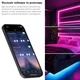 Умная светодиодная Smart LED лента RGB 5050 с Bluetooth приложением комплект 5 метров водостойкая от USB многоцветная самоклеющаяся блютуз диодная лед гирлянда ргб с пультом 5 вольт для подсветки и освещения - изображение 5