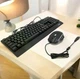 Игровая клавиатура KEYBOARD UKC M-710 с подсветкой и мышкой 4958 - изображение 3