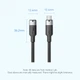 Кабель Vention USB Type C - USB Type C, 0.5м, 5А/PD100W, 4K 60hz, швидка зарядка, Black (TRFBD) - изображение 6