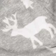 Плед Ardesto Christmas Fleece 130×160 см серый рождественские олени ART0716PB - изображение 5