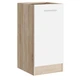Кухонний модуль нижній Еверест Еко 400 дуб сонома/німфея альба (білий) (без стільниці) 40х46х82 см (DTM-071044) - зображення 1