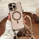 Чохол-трансформер CaseFashion Crossbody зі шнурком для iPhone 12/12 Pro Beige - зображення 1