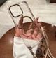 Чохол-трансформер CaseFashion Crossbody зі шнурком для iPhone 12/12 Pro Beige - зображення 4