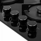 Комплект Gunter&Hauer: Духова шафа газова EOG 604 + Варильна поверхня газова S 68 BL + Витяжка ATALA 60 BL - зображення 9