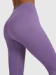 Спортивные леггинсы для фитнеса высокие женские 4F 4FWAW25TFTIF359-53S XS-S Сиреневые (5905700801689) - изображение 5