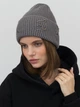 Шапка Malisa Бруно Metal 15-1613MET-PM-121 One Size Пепельная - изображение 4