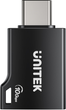 Adapter Unitek USB-C - USB-A 10Gbps Black (A1048ABK01) - obraz 2