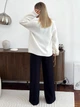 Кардиган с примесью шерсти вязаный женский ARTKNIT Casual Wool L-XL Молочный (2251948292011) - изображение 5