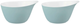 Набір мисок Seltmann Life Fashion Green Chic з ручкою 2 шт 600 мл (4052212069845) - зображення 1