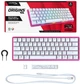 Механічна ігрова клавіатура HyperX Alloy Origins 60 HX Red USB Pink (572Y6AA) - зображення 1