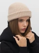 Шапка Malisa Мідл 15-1816-LT-11 One Size Бежевая - изображение 1