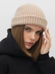 Шапка Malisa Мідл 15-1816-LT-11 One Size Бежевая - изображение 4