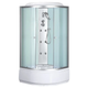 Бокс душовий з гідромасажем Mixxus STRONG SBH01-90x90x215-FB SATIN з високим піддоном (MI6888) - изображение 1