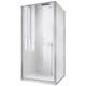 Душова кабіна без піддону Koer SR SC08-90x90x200-TR-01 прозоре скло Easy Clean 6мм, хром (KR5371) - зображення 1
