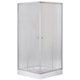 Душова кабіна з низьким піддоном Mixxus CUBIC SCT01-90x90x195-FB CHROME матове скло 4мм (MI6903) - зображення 1