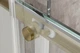 Душевая кабина без поддона Koer SR SC03-90x90x200-TR-12 прозрачное стекло Easy Clean 6мм, матовое золото (KR5358) - изображение 2
