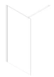 Душова перегородка Koer SR SP01-120x200-TR-01 Walk-In прозоре скло Easy Clean 8мм, хром (KR5394) - изображение 7