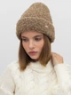 Шапка женская Malisa Мішель 15-1657-CM-37 One Size Ореховая - изображение 1
