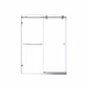 Двері в нішу Koer SR SD06-140x220-TR-01 прозоре скло Easy Clean 8мм, хром (KR5368) - зображення 8
