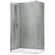 Боковая стенка для кабины Koer SR SW05-90x200-TR-01 прозрачное стекло Easy Clean 6мм, хром (KR5407) - изображение 1