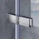 Шторки стеклянные на ванну Koer SR BS05-90x140-TR-01 прозрачное стекло Easy Clean 6 мм, хром KR5372 - изображение 5