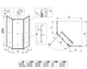 Душевая кабина без поддона Koer SR SC06-90x90x200-TR-07 прозрачное стекло Easy Clean 8мм, графит (KR5366) - изображение 10
