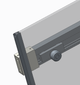 Дверь в нишу Koer SR SD02-140×200-TR-01 прозрачное стекло Easy Clean 8мм, хром (KR5383) - изображение 14