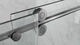 Двері в нішу Koer SR SD06-140x220-TR-07 прозоре скло Easy Clean 8мм, графіт (KR5369) - зображення 7
