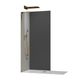 Душова перегородка Koer SR SP02-100x200-TR-12 Walk-In проз.скло Easy Clean 8мм, матове золото (KR5396) - изображение 1