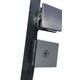 Двері в нішу Koer SR SD06-140x220-TR-07 прозоре скло Easy Clean 8мм, графіт (KR5369) - зображення 13