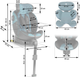 Fotelik samochodowy Nukido Prestige Line 0-36 kg ISOFIX Czarno-niebieski (5903890626648) - obraz 14