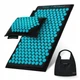 Килимок акупунктурний з подушкою 4FIZJO Eco Mat Аплікатор Кузнєцова Black/Blue (P-5907739316684) - зображення 1