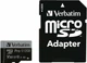 Карта пам'яті Verbatim Pro microSDXC 512GB UHS-I U3 V30 + SD-адаптер (47046) - зображення 1